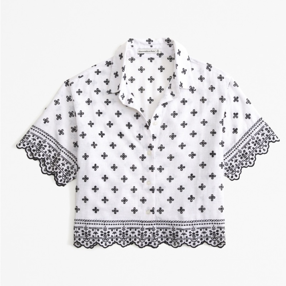 Abercrombie liner blend top